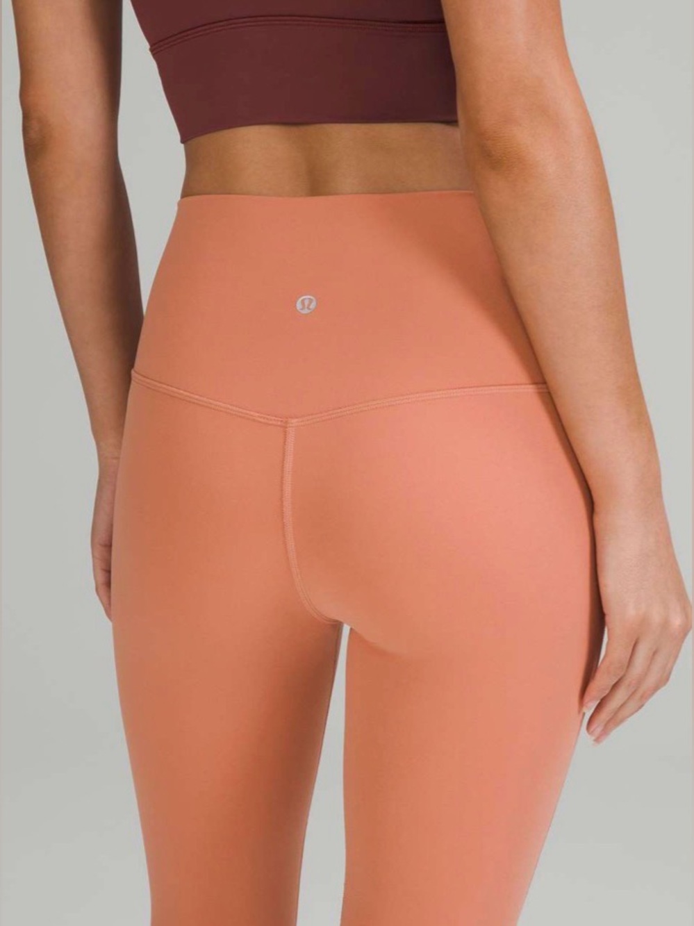 NWOT New Lululemon Align High-Rise Pant 25" Pink Savannah - Picture 3 of 6